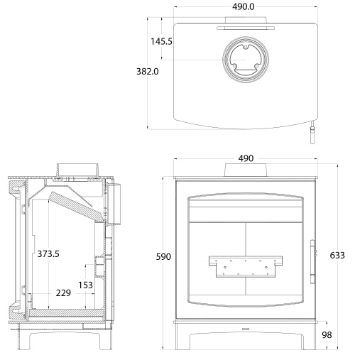 Large Tinderbox Wood Stove