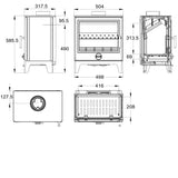 Derwent Large Multi-Fuel Stove